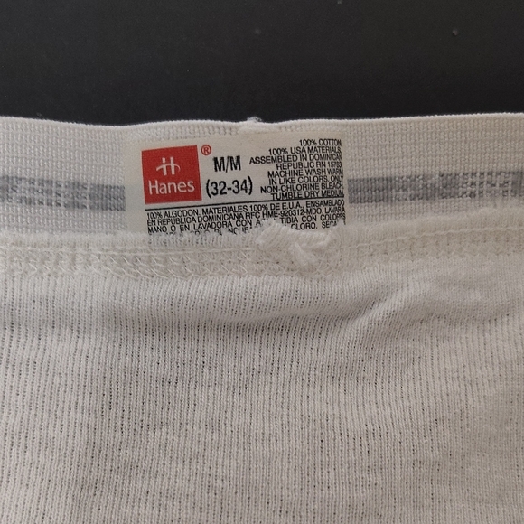 Bundle Men's Vintage Boxer Briefs - Hanes/FTL White, Black, Red. 4 Pices. - Picture 9 of 10